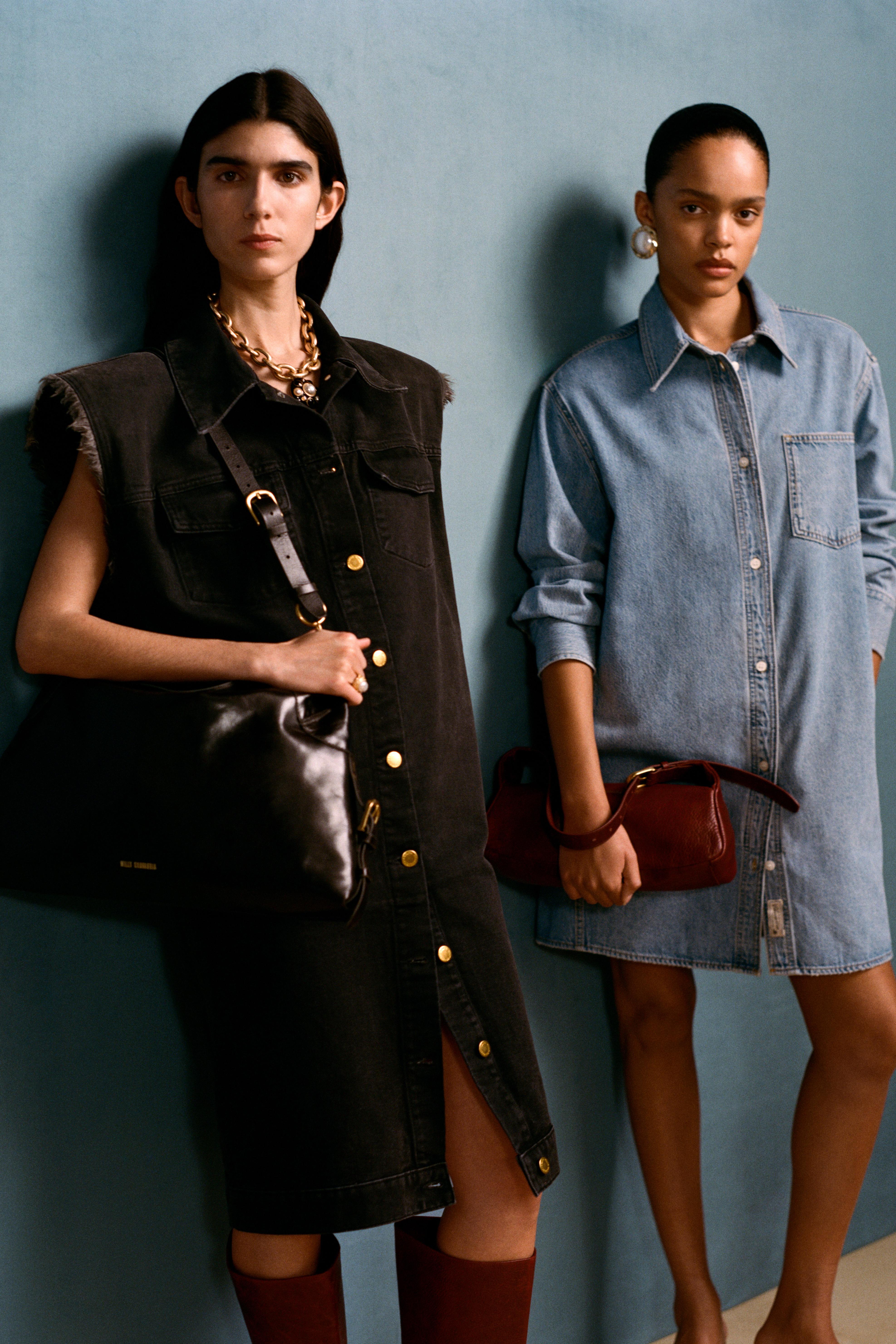 WILLY CHAVARRIA X ZARA SLEEVELESS DENIM DRESS
